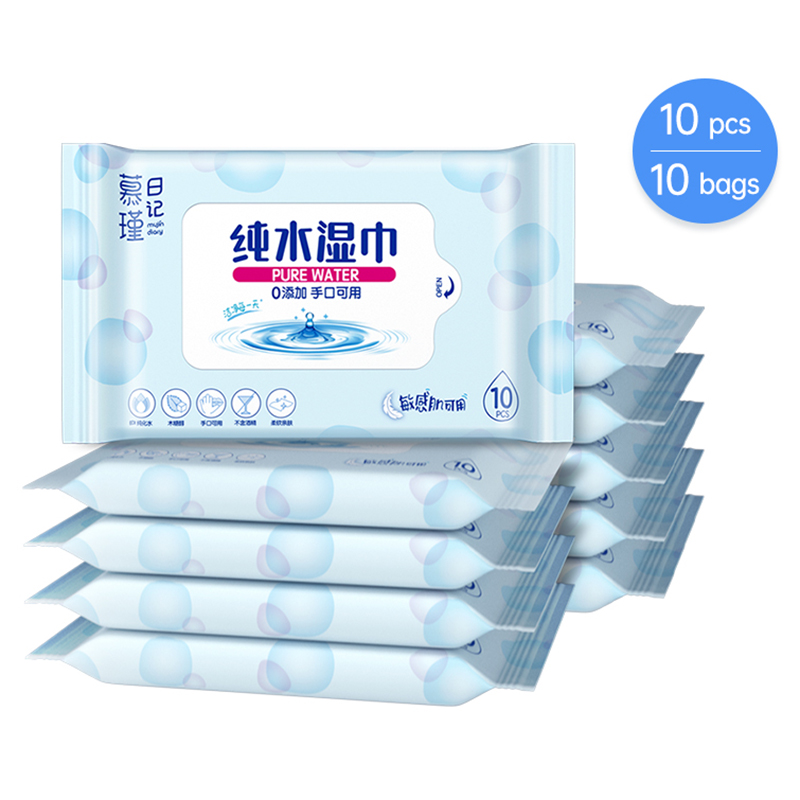 Hypoalergénne detské obrúsky Aqua Pure Sensitive bez parfumácie
